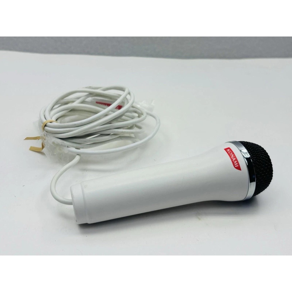 Konami Logitech USB Microphone E-UR20 White for Rock‎ Band Karaoke Revolution